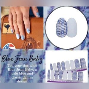 New Color Street Blue Jean Baby Nail Polish Strips